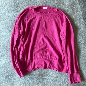 Lna large pink top